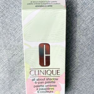 NWT Clinque All about shadow 6-pan palette-neutral